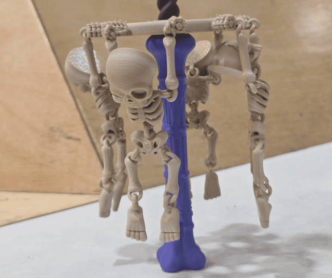 best 3d models for halloween toys_6_spinning magic skeleton wand